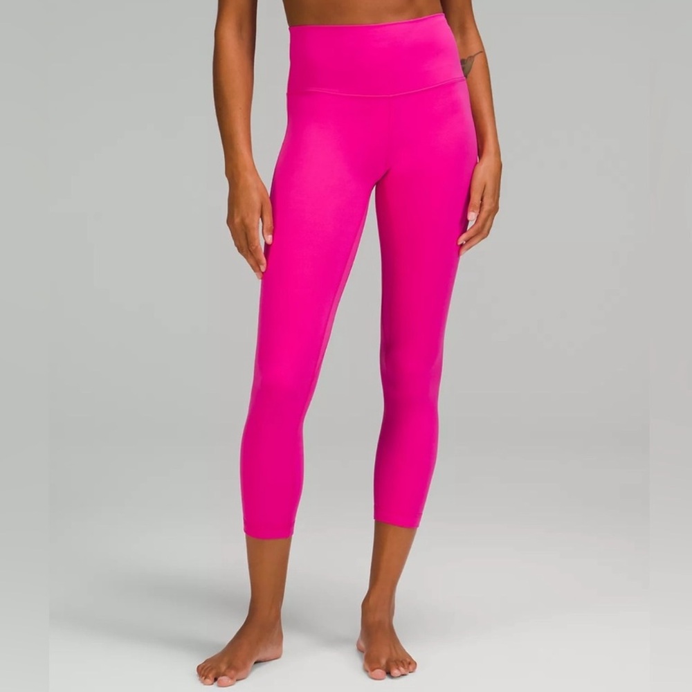 Capri Lululemon Align HR High-Rise Pant 23” Sonic Pink